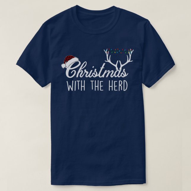 Christmas With The Herd  T-Shirt (Design Front)