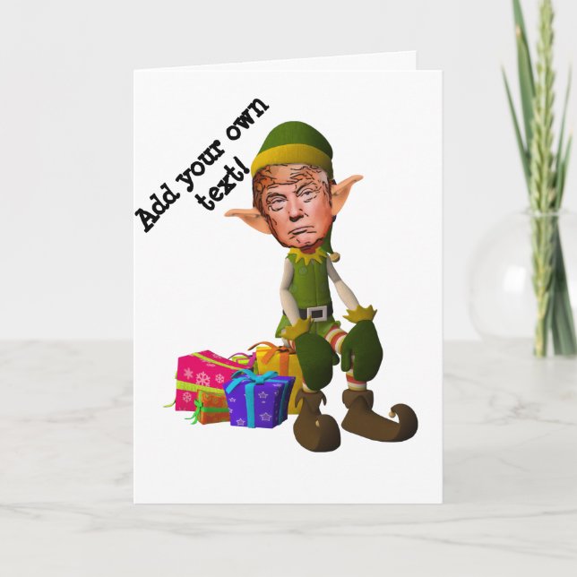 Christmas with Trump's Lutin Holiday Card (Front)