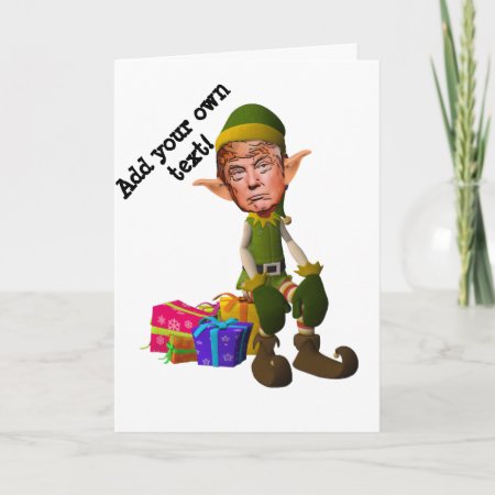 Christmas With Trump's Lutin Holiday Card
