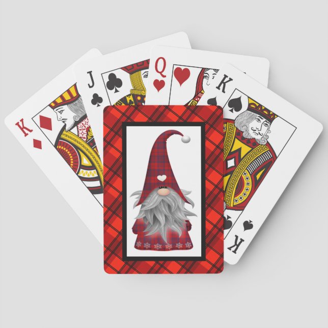 Christmas Wizard Poker Cards (Back)