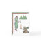 Christmas Woman and Rabbit