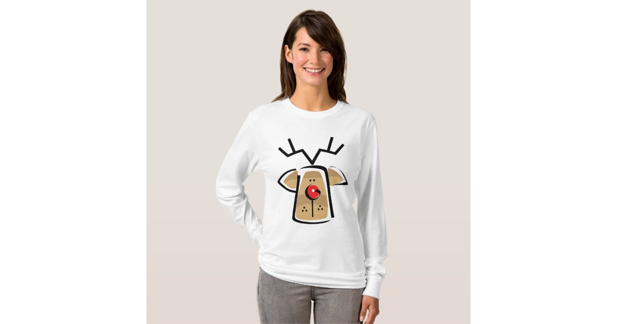 Christmas Womens Long Sleeved T Shirt Zazzle