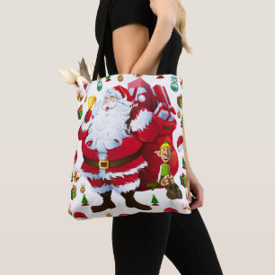 Christmas Women's Tote Bags, Santa Bag
