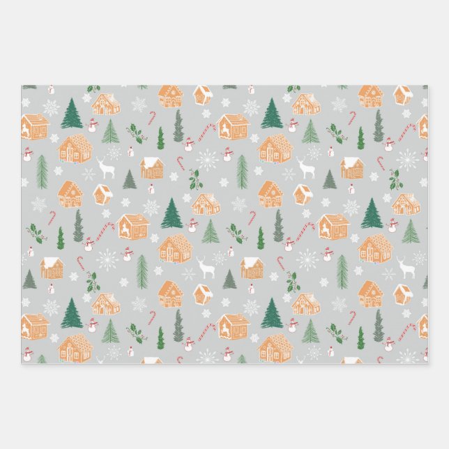 Christmas Wonderland Wrapping Paper Sheets (Front)