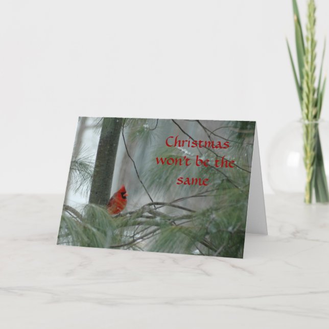 Christmas won't be the same.. holiday card (Front)