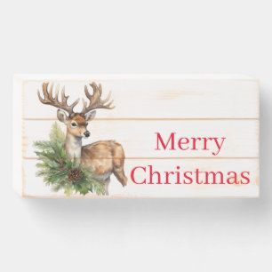 Christmas Wood Art Wooden Box Sign