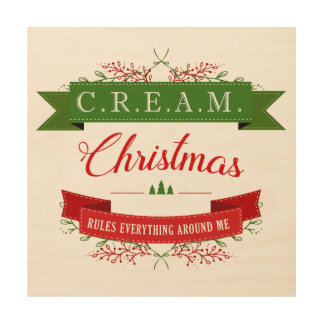 Christmas Wood Gallery Wall Art Square