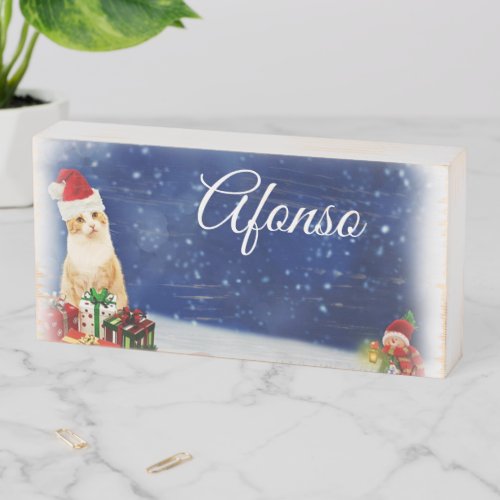 Christmas Wooden Box Sign