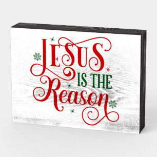 Christmas Wooden Box Sign