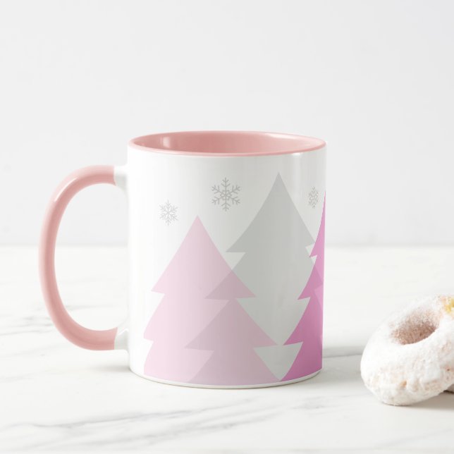 Christmas Woodlands Coffee Mug (With Donut)