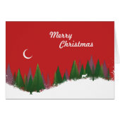 Christmas Woods Scene (Front Horizontal)
