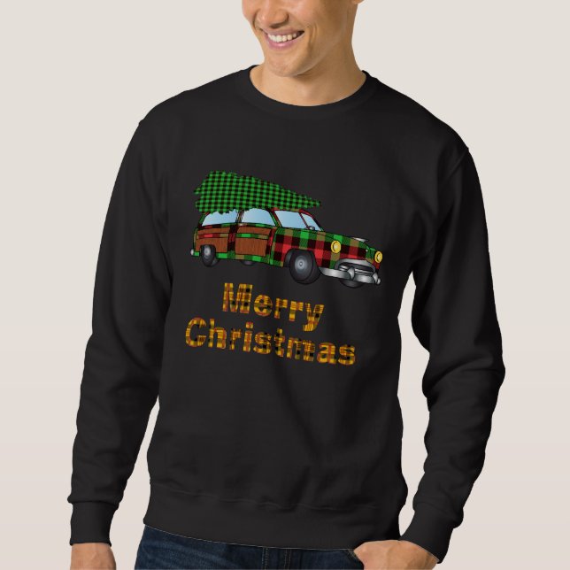 Christmas Woody Car Gift For Xmas Vacation Sweatshirt (Front)