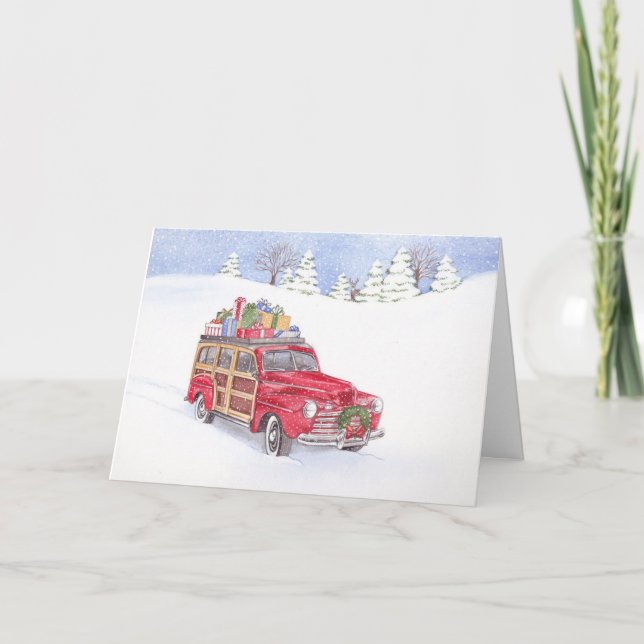 Christmas Woody greeting card (Front)