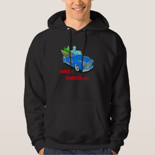 Christmas Woody Truck Hoodie
