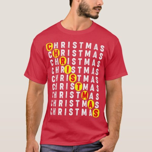 Christmas Word Search Tshirt