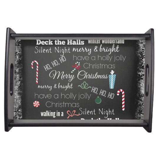 Christmas Words and Quotes Serving Tray