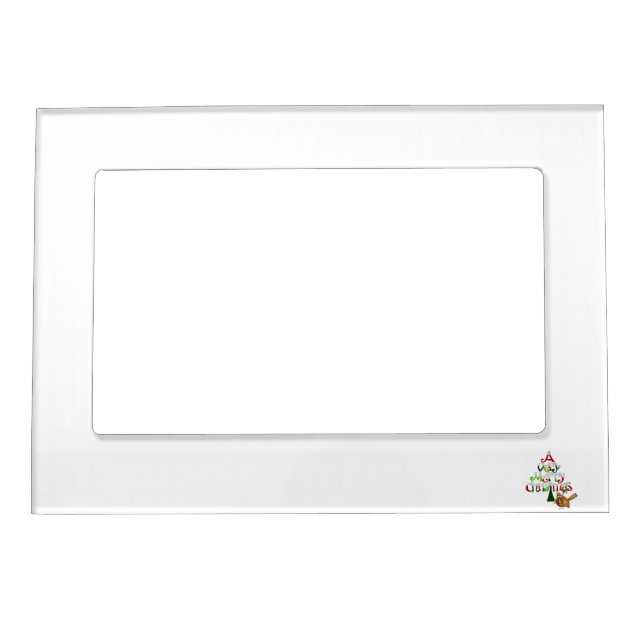 Christmas Words Magnetic Photo Frame (Front)