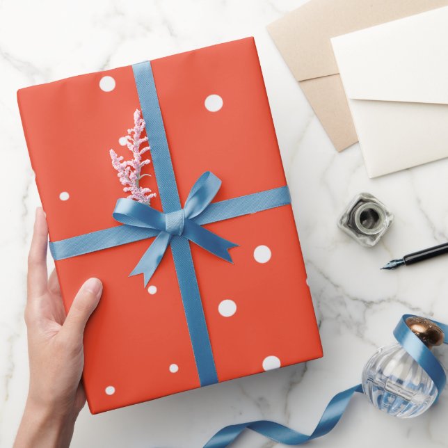 christmas wrap paper,gift paper,matte paper,red wrapping paper (Gifting)