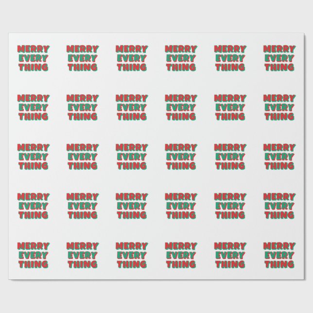 Christmas Wrapping Paper (Flat)