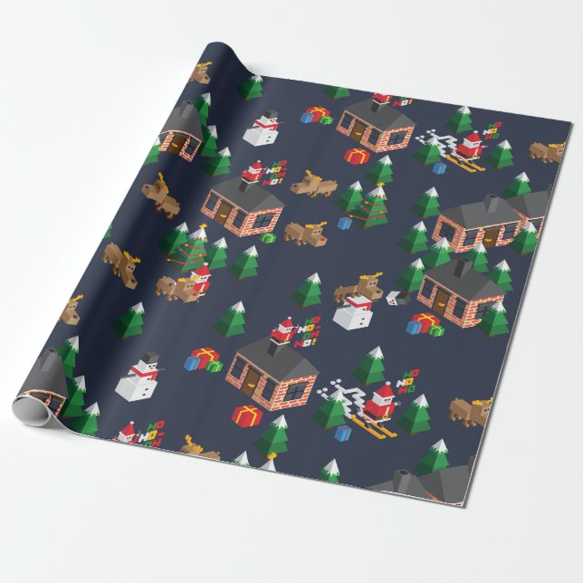 Christmas Wrapping paper (Unrolled)