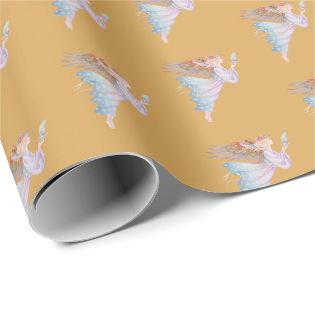 Christmas Wrapping Paper-Angel Wrapping Paper (Roll Corner)
