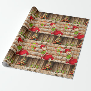 Christmas Wrapping Paper Elf