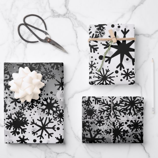 Christmas Wrapping Paper Flat Sheet Set (Front)