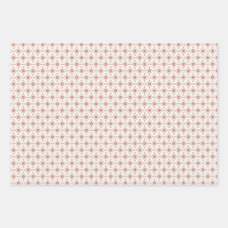 Christmas Wrapping Paper Flat Sheet Set of 3