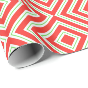 Christmas Wrapping Paper-Holiday Diamond Wrapping Paper