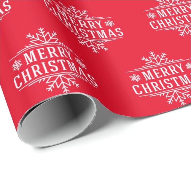 Christmas Wrapping Paper-Merry Christmas Paper (Roll Corner)