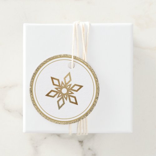 Christmas Wrapping Paper_Nordic Gold_Gift Tags