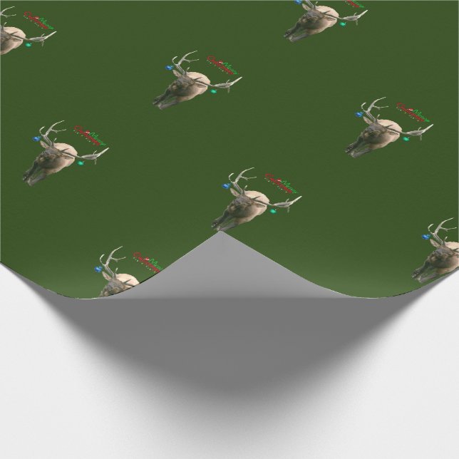 Christmas Wrapping Paper of elk (Corner)
