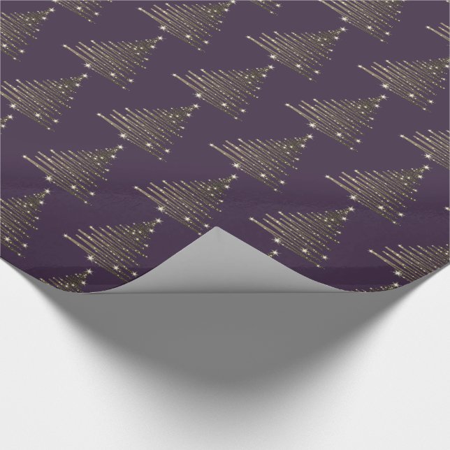 Christmas Wrapping Paper-Oh Christmas Tree Wrapping Paper (Corner)