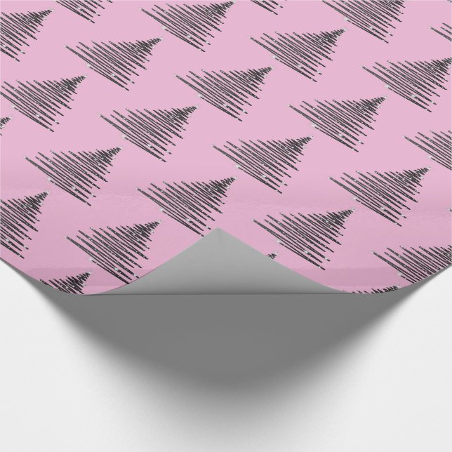 Christmas Wrapping Paper-Oh Christmas Tree Wrapping Paper (Corner)