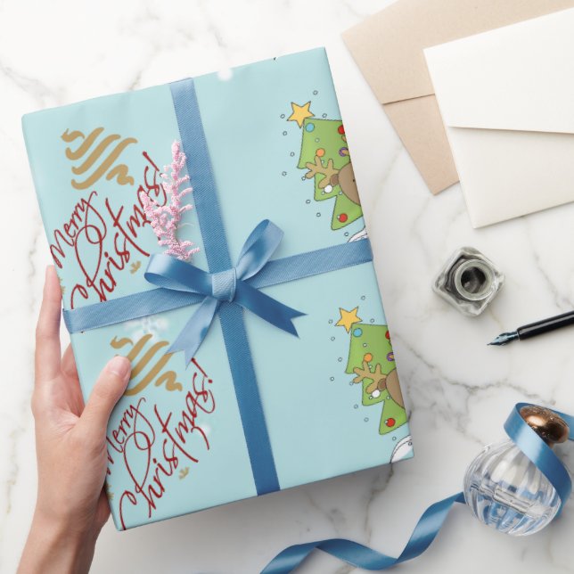 Christmas wrapping paper. paper (Gifting)