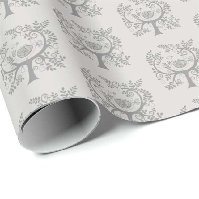 Christmas Wrapping Paper-Partridge In Pear Tree Paper (Roll Corner)