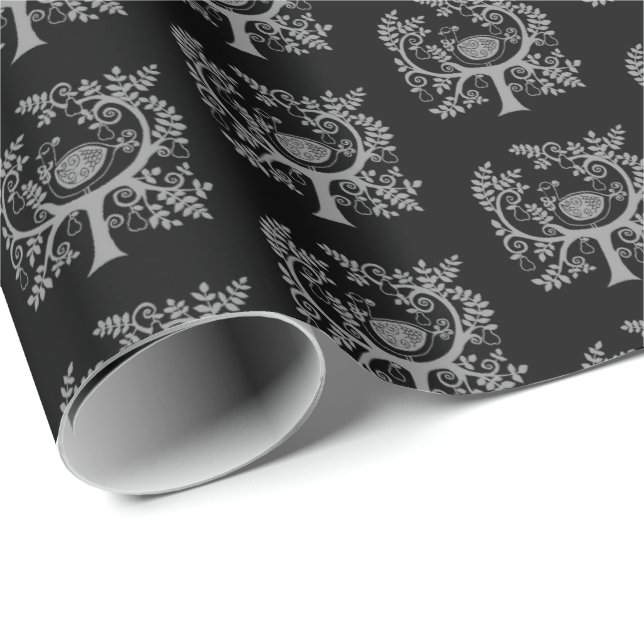 Christmas Wrapping Paper-Partridge In Pear Tree Wrapping Paper (Roll Corner)