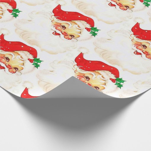Christmas Wrapping Paper Santa Zazzle