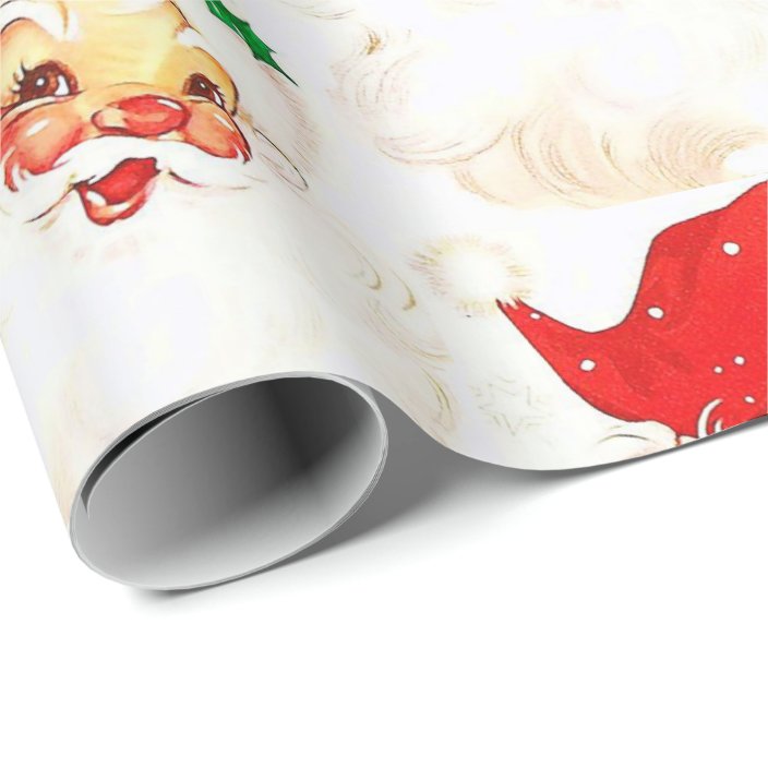 Christmas Wrapping Paper Santa | Zazzle.com
