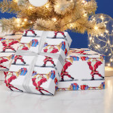 Funny Bodybuilder Santa Claus Wrapping Paper Gift