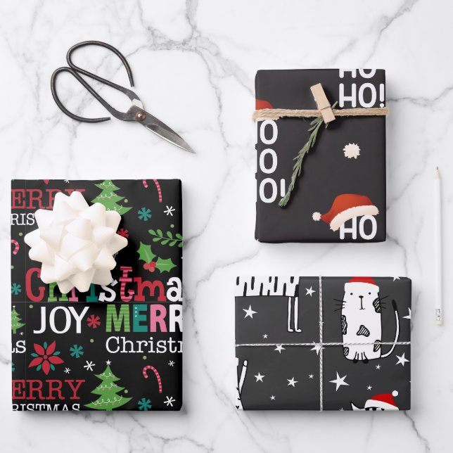 Christmas Wrapping Paper Set  (Front)