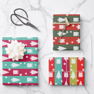 Christmas Wrapping Paper Sheet One Owl Artist
