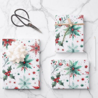 Christmas Wrapping Paper Sheets