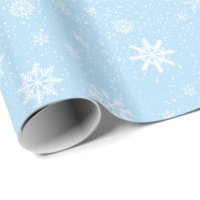Christmas Wrapping Paper-Snowflakes Paper (Roll Corner)