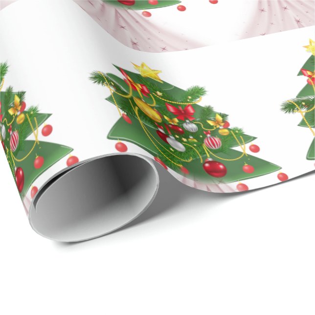 Christmas Wrapping Paper Tree (Roll Corner)
