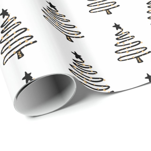Christmas Wrapping Paper- Trees Wrapping Paper (Roll Corner)