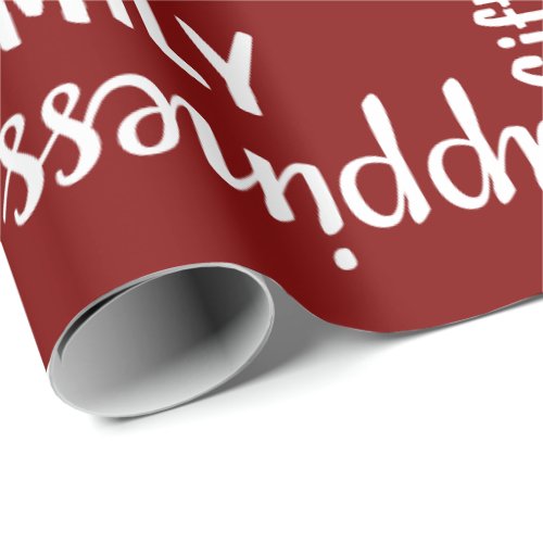 Christmas Wrapping Paper _ Words For and About RED