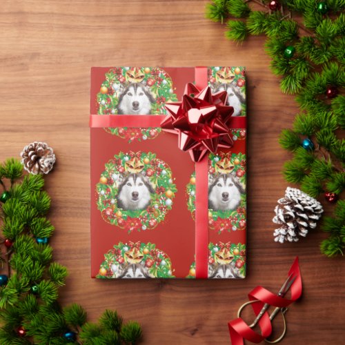 Christmas Wrapping Paper YOUR PHOTO dog cat kids