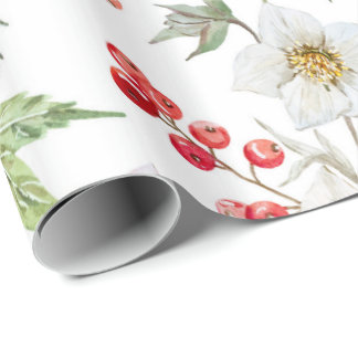 Christmas wrapping papper (White) Wrapping Paper