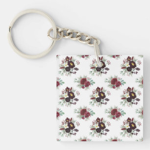 Christmas Wreath Art Keychain